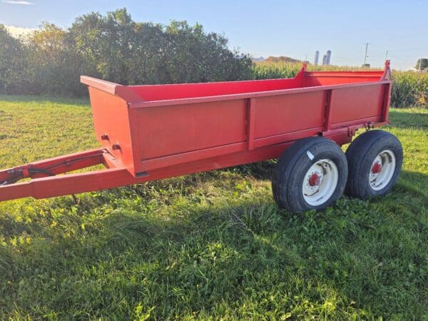 50 in x 10 ft Tandem Farm Dump Trailer - Stock#d11909f