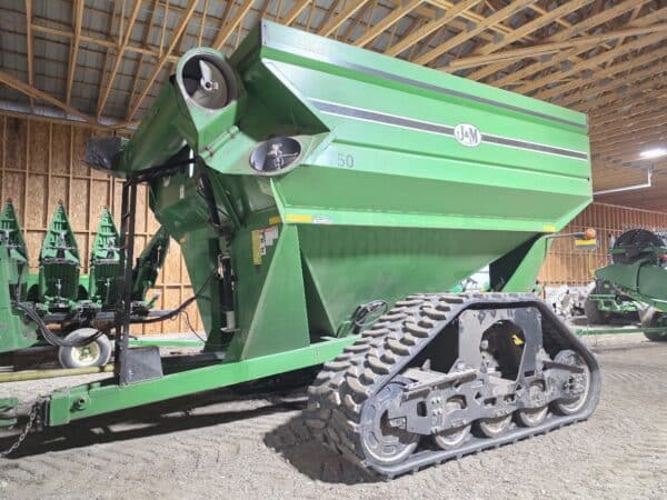 Grain Cart JM 750 avec chenille Soucy - Stock#d11892b