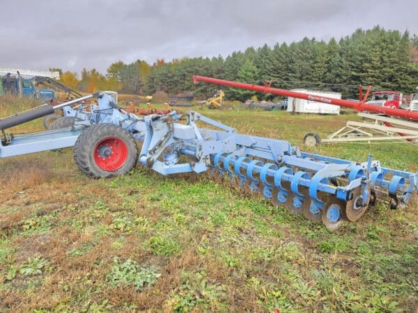 Déchaumeuse Lemken Heliodor 8 10 mètres avec rouleau 400/400-Année:2012-stock#d11846u1