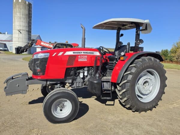 Tracteur Massey Ferguson 4708 rop, canopy - Année: 2018 - 485 hrs - Stock#d11932y