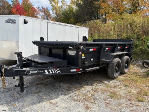 Remorque dompeur 2 essieux Jensen Trailer 7x12 essieux de 7.000lbs-Année:2021-Stock#E1482M/11817
