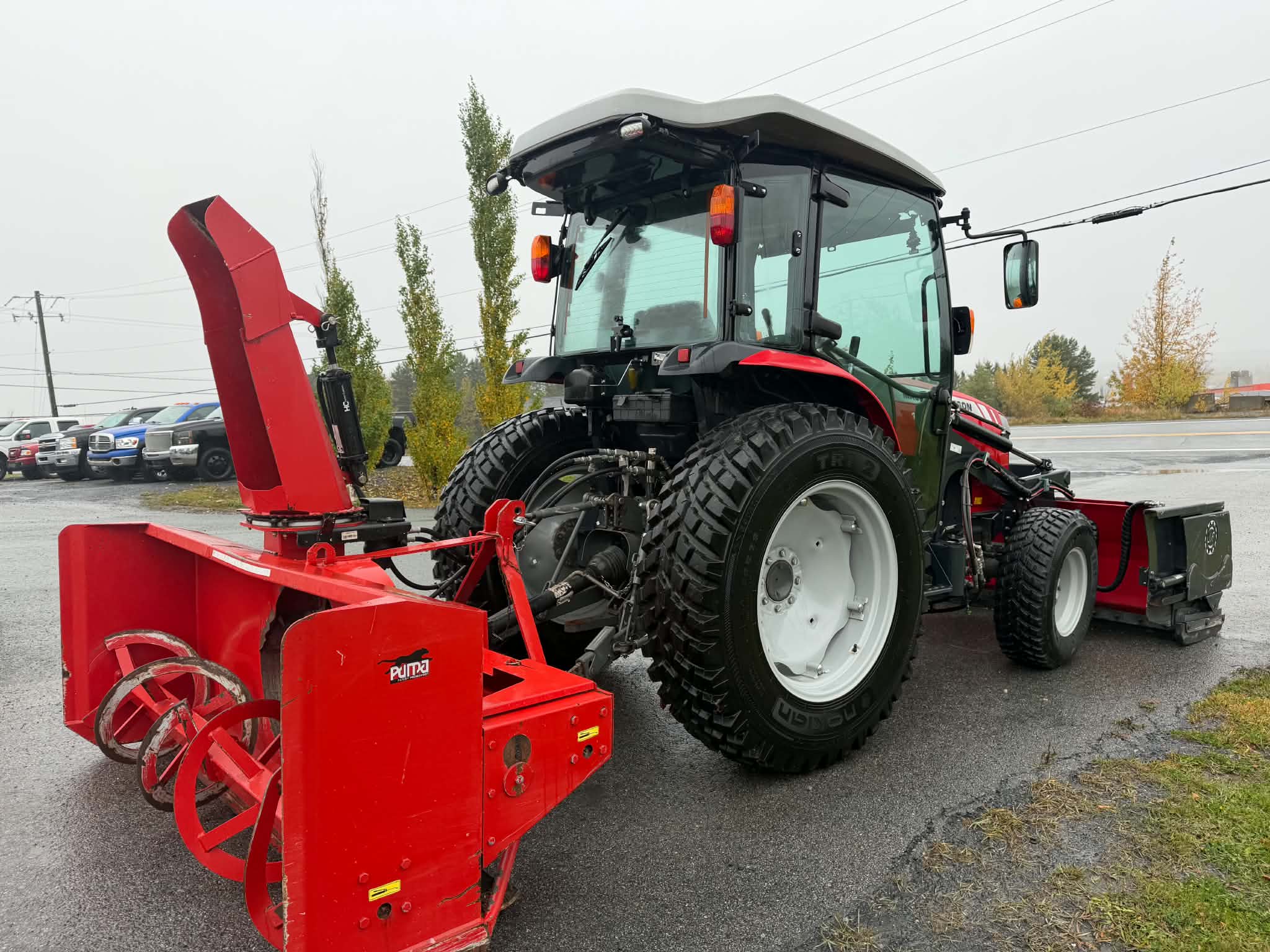 Tracteur compact Massey Ferguson 1760M avec équipement à neige (Gratte et souffleur)-846HRS-Année 2019-Stock #S2651B/5808 – Image 4