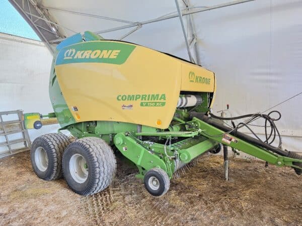 Round Baler Krone Comprima V150 XC Roto Cut 26 Knives - Year: 2018 - 11,498 Bales - Stock #d11541a